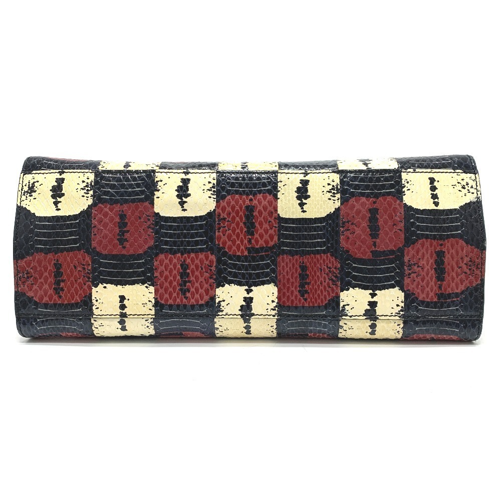 Gucci Nimfair Handbag Python Leather Red - image 3